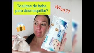 Toallitas de Bebé para desmaquillar funcionan MelinaMakeup [upl. by Judd]