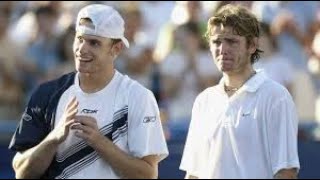 Roddick vs Fish  Cincinnati 2003 Final  Tennis Elbow 2013 [upl. by Notsnorb]