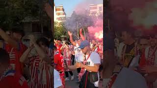 PSG vs GIRONA Champions ligue  Jour de match  Girona fans 18092024 [upl. by Farrow]