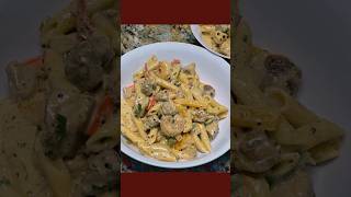 Rasta Pasta cookingwithchefbangem wegotfoodathome bigback caribbean [upl. by Alyam]