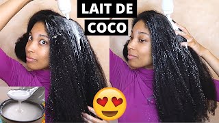 IL EST TEMPS DE FAIRE MON SOIN AU LAIT DE COCO  FINI LES CHEVEUX SECS [upl. by Kendyl]