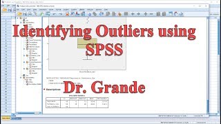 Identifying Outliers in SPSS [upl. by Nemsaj]