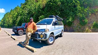 Stealth Camping in a Mitsubishi Delica [upl. by Oneg739]