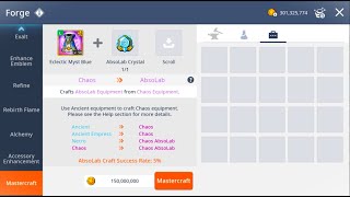 Maplestory M  Absolab Attempt  Exalt  Accessory Enhancements [upl. by Germaine720]