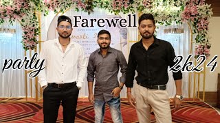 Svasti 2k24 Farewell Party 🥳 MJPRU Barielly Faisal Azeem Vlog 😎 mjpru farewell2024 [upl. by Aihseyn864]