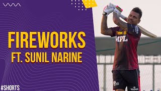 Fireworks ft Sunil Narine Shorts [upl. by Sudnor]