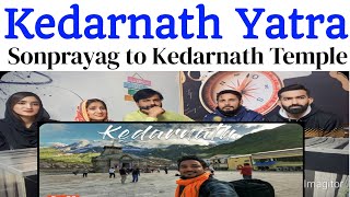 Kedarnath Yatra Sonprayag to Kedarnath Temple 16km Trekking  Kedarnath Yatra Ep03 [upl. by Jeanne]