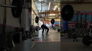 personaltrainer thruster thrusters barbell crossfit crossfitgirls [upl. by Rez925]