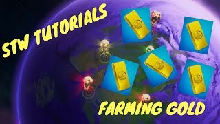 STW Tutorials Best Way to Farm Fortnite Event Gold [upl. by Nahgem934]