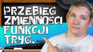 Przebieg Zmienności Funkcji Trygonometrycznych Matematyka Studia Live [upl. by Cantlon]