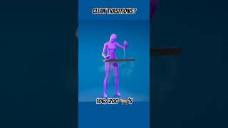 Super Clean Transitions 🧼🤯 subscribe fortniteemotes [upl. by Inotna]