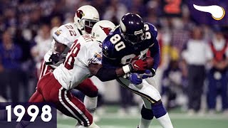 Favored Vikes Make Cards See Red  Cardinals vs Vikings 1998 Div Playoffs Classic Highlights [upl. by Lagas310]