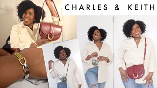 CHARLES AND KEITH UNBOXING Brand Purchases and Impressions [upl. by Gadmon133]