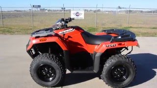 6199 2016 Arctic Cat Alterra 450 4X4 Red Overview and Review [upl. by Llerreg]