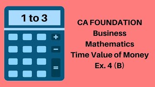 CA Foundation  Time Value Of Money  Business Mathematics  Module [upl. by Tutto464]