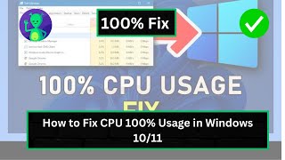 How to Fix CPU 100 Usage in Windows 1011 [upl. by Zaraf352]