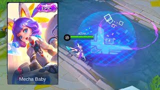 Nana  Mecha Baby Skin and Skill Animation Spotlight  Mobile Legends Bang Bang [upl. by Welby860]