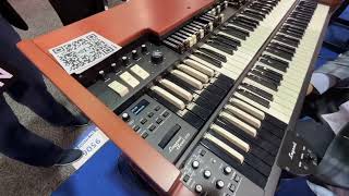 Viscount Legend Soul 273 organ at NAMM 2022 [upl. by Ellertnom853]