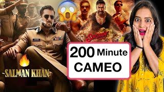 Salman Khan Singham Again 200 Minute Cameo  Deeksha Sharma [upl. by Giavani]