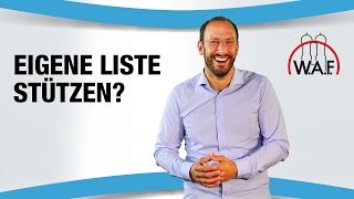 Darf ein Wahlkandidat seine eigene Liste stützen  Betriebsrat Video [upl. by Yorled927]