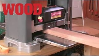 How To Adjust Your Planer To Eliminate Sniping  WOOD magazine [upl. by Auqinaj513]