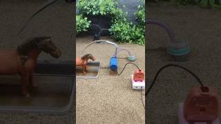 Mini tractor project mini motor water pump science project cow bathed video  159 [upl. by Raila66]