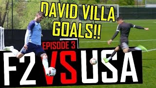 Shooting with David Villa  F2 VS USA [upl. by Greenwald]