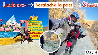 Lucknow to Baralacha La Pass by bike  November 2024  Solo bike ride  Day 4 [upl. by Oswal]