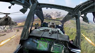 A Day in Life of US Most Powerful Attack Helicopter Patrolling At Extreme Speeds [upl. by Tnilf]