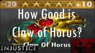 Injustice Gods Among Us iOS  How Good is Claw of Horus [upl. by Alfred]