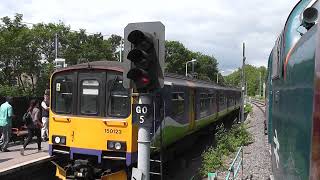 Napier Deltic 55022 Royal Scots Grey works past Gospel Oak opening up on to the North London Line [upl. by Newo]