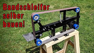 Bandschleifer selber bauen  DIY belt grinder  Subtitled [upl. by Capone624]