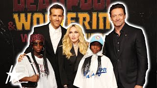 Madonna SURPRISES w Twin Daughters At ‘Deadpool amp Wolverine’ Premiere [upl. by Ranice]