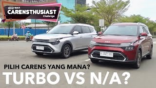 CVT WAR CARENS CHALLENGE  PILIH VARIAN TURBO ATAU NA YA MANA YANG LEBIH PAS LAWAN INNOVA ZENIX [upl. by Hallie]