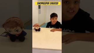 Shopkeeper cheated  Prank by shopkeeper  shortsfeed aayaan funny pizza cutebaby cheftable [upl. by Ilesara]