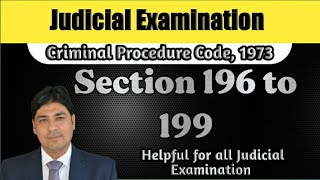 Cognizance of Offences by Magistrate  196 to 199  Lecture Series on Judicial Exam  CrPC Part 66 [upl. by Bria]