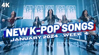 NEW KPOP SONGS  JANUARY 2024 WEEK 4 [upl. by Ribal]