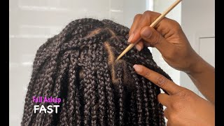 ASMR  Scalp Scratching Compilation   Real Person Scalp Scratching Box Braids for Sleep [upl. by Airehc]