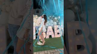 The best streamers gender reveal ever🎉✨ genderrevealideas genderreveal [upl. by Gladdie]