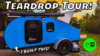 REVEALING My DIY Teardrop Camper [upl. by Sidnee]