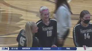 Perrysburg Volleyball Sweeps Springfield [upl. by Evad]