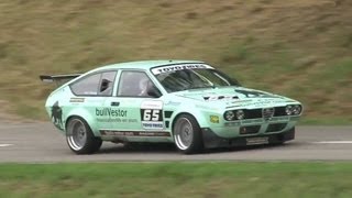 Hillclimb Bergrennen Reitnau  great Alfa Romeo GTV Opel Kadett GTE BMW E30 Porsche 935 Turbo FV22 [upl. by Aimas]