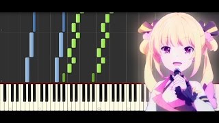 決意のダイヤ  Girlish number  EP1  Opening Piano  Synthesia [upl. by Sedecrem135]