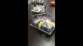 Cylindrical Lock Installation Video [upl. by Becca]