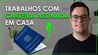 URGENTE SITES ESTÃO CONTRATANDO  Como Trabalhar Com Carteira Assinada [upl. by Eizle]