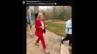 Did the Bidens Vote RED [upl. by Hanshaw357]