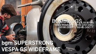 Anleitung Vespa Wideframe Superstrong Kupplung 20 Vespa GS Kupplung [upl. by Akinak496]