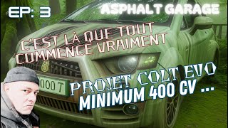 C’est ici que tout commença vraiment… opération Mitsubishi colt ralliart evolution ARASHI 😱400hp [upl. by Penthea]