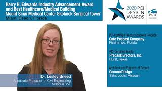 2020 PCI Design Awards Mount Sinai Medical Center Skolnick Surgical Tower [upl. by Sira]