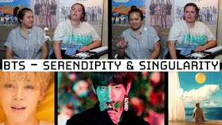 THAT WAS SO GOOD  BTS  “SERENDIPITY” MV  “SINGULARITY” MV REACTION [upl. by Bridgid997]